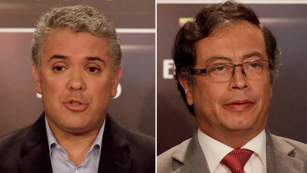 Duque y Petro, a la caza del voto de centro para la segunda vuelta de las elecciones en Colombia