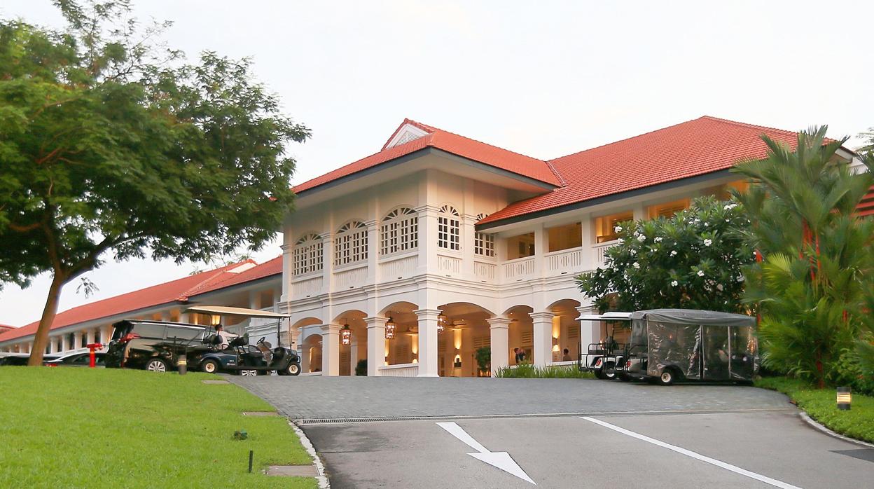 Vista general del hotel Capella, en la isla Sentosa, en Singapur