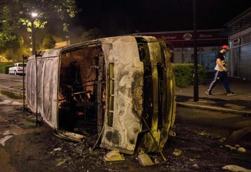 Noche de cristales rotos en Nantes por la muerte de un joven de 22 años a manos de la Policía