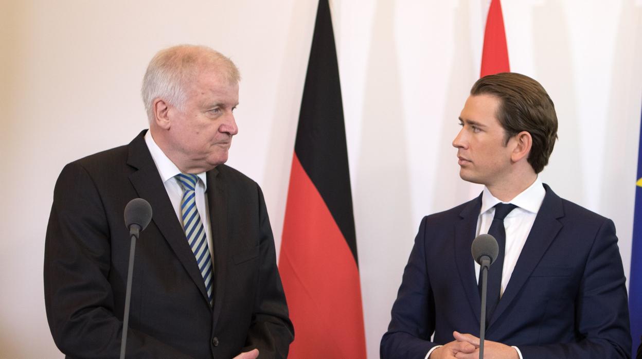 Seehofer y Kurz en Viena este jueves