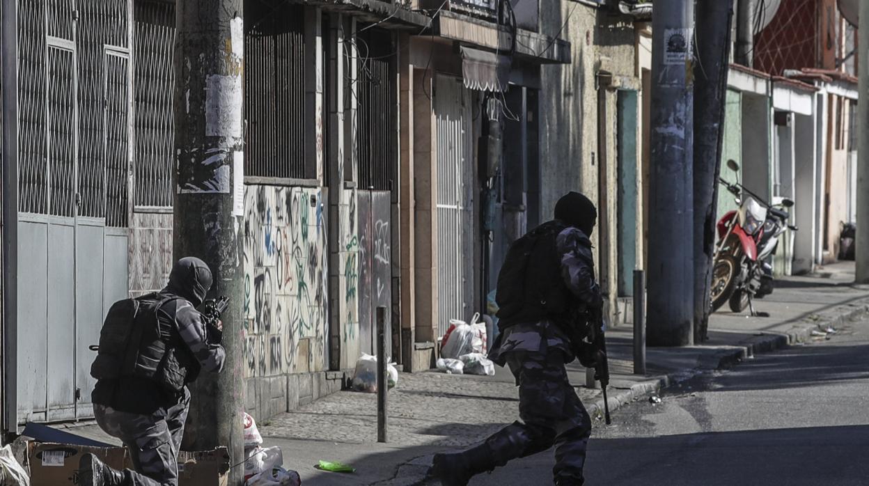 Policías militares brasileño, en una imagen de archivo