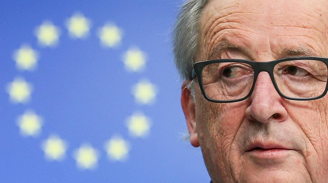 Jean-Claude Juncker durante una reunión en Bruselas