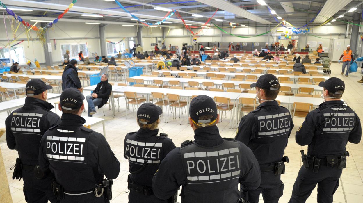 Centro de refugiados en Alemania