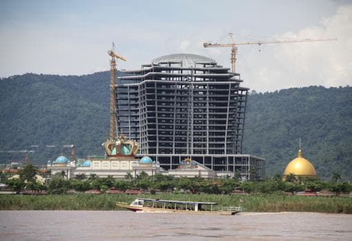 El casino Kings Romans y el hotel propiedad de Zhao Wei, se están expandiendo a orillas del Mekong