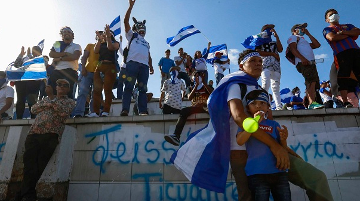 Los nicaraguenses salen a manifestarse