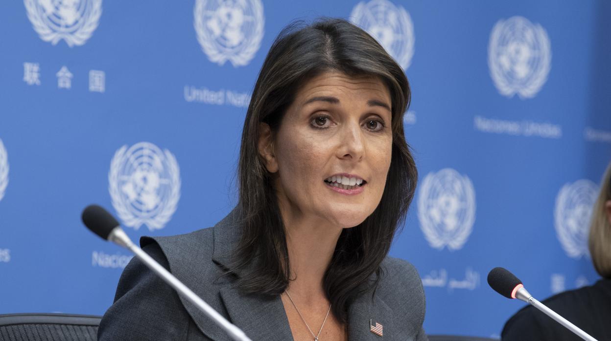 Nikki Haley, embajadora estadounidense en Naciones Unidas