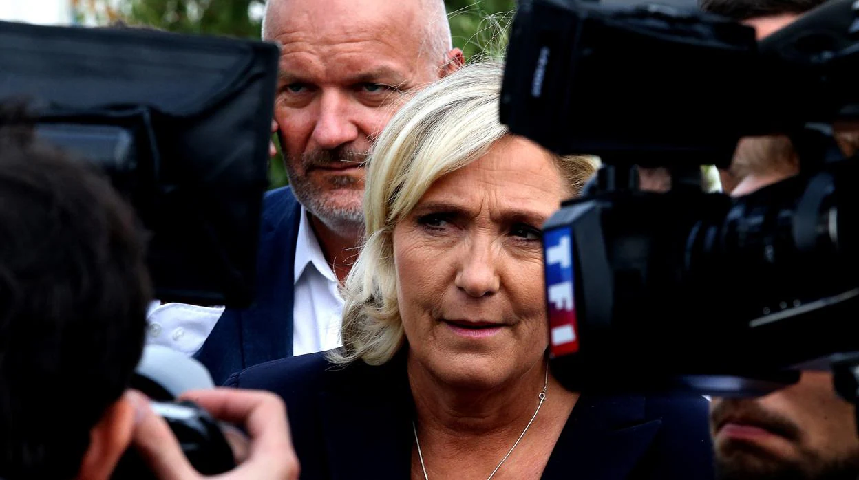 La líder de la Agrupación Nacional, Marine Le Pen