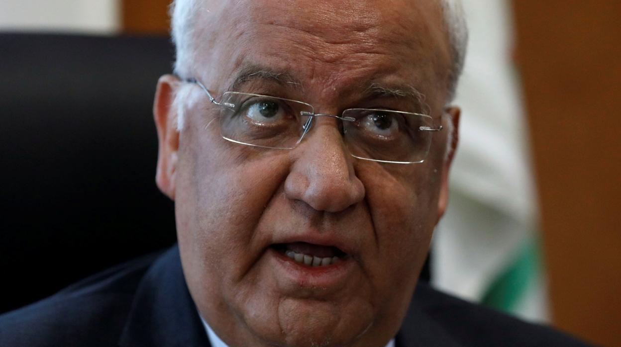 El secretario general de la Organización para la Liberación de Palestina (OLP), Saeb Erekat