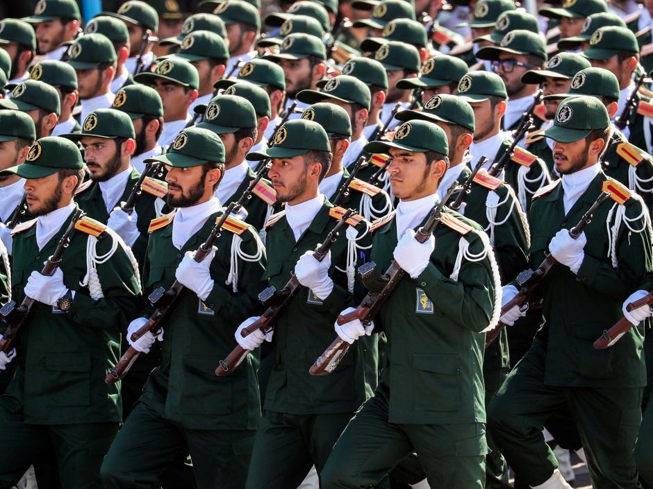 Desfile de la Guardia Revolucionaria en Teherán el sábado pasado