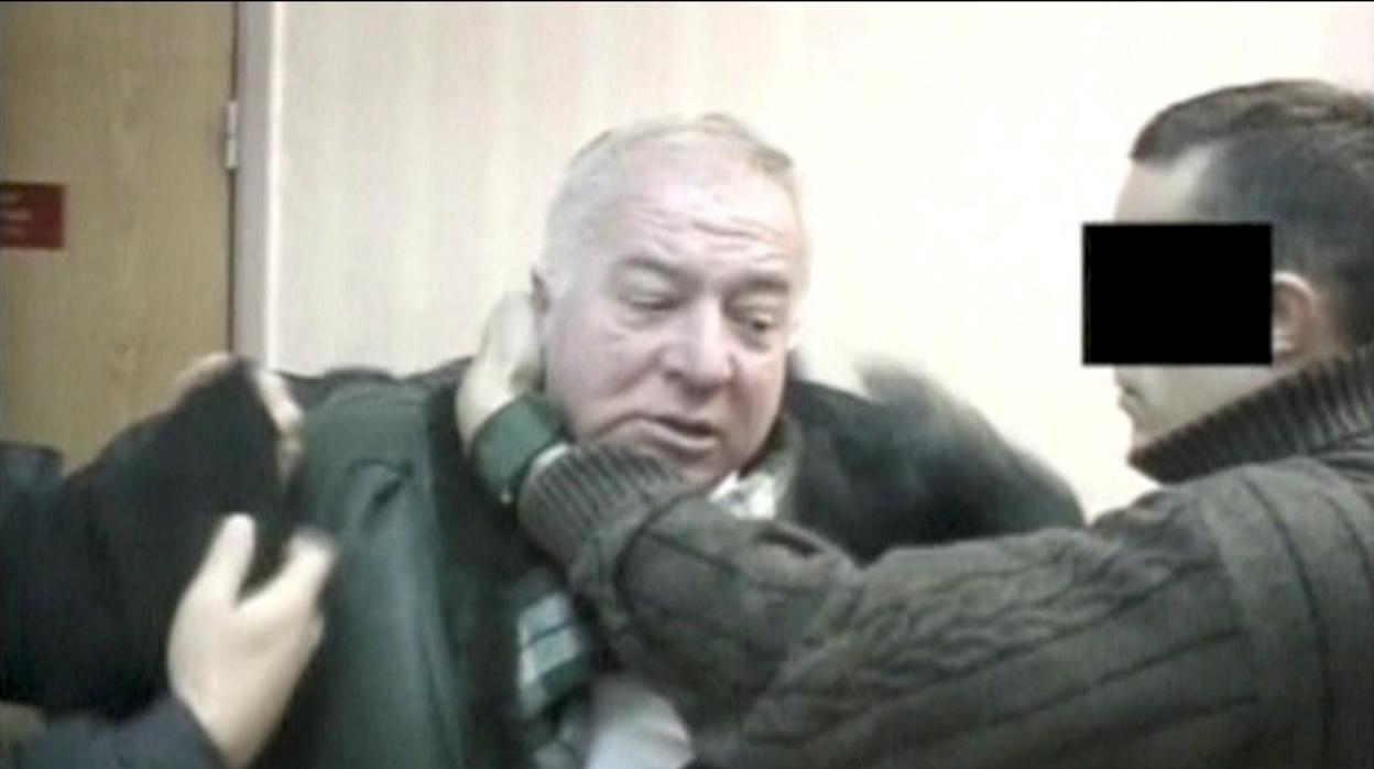 Una imagen tomada de un video sin fecha muestra a Sergei Skripal