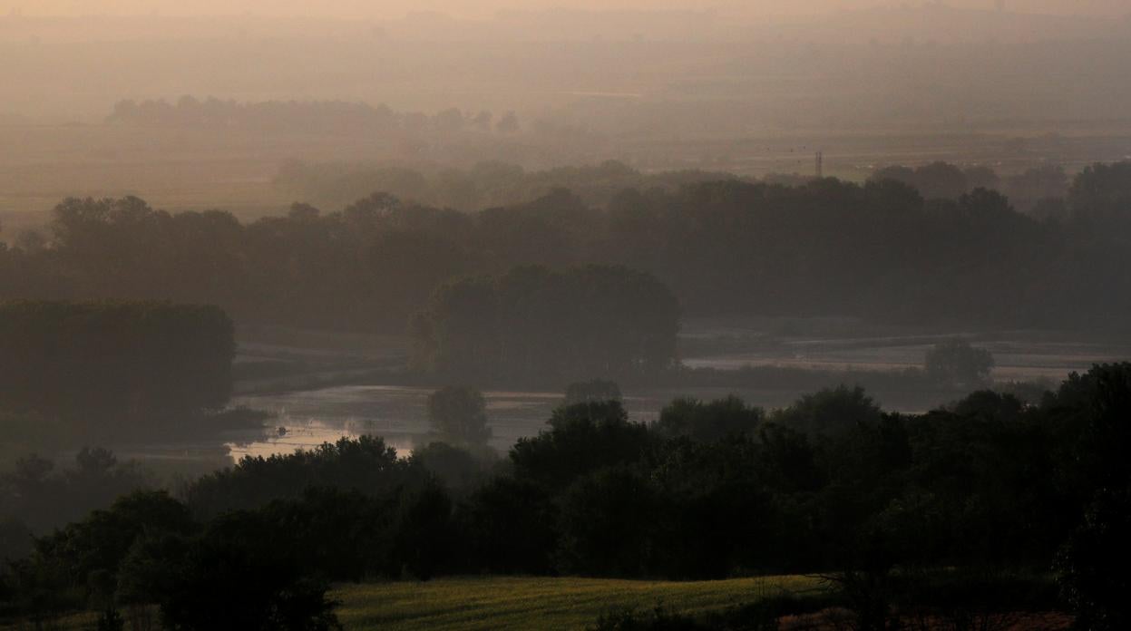 Vista del río Evros, la frontera natural entre Turquía y Grecia