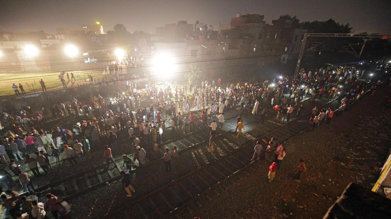 Accidente de tren en India