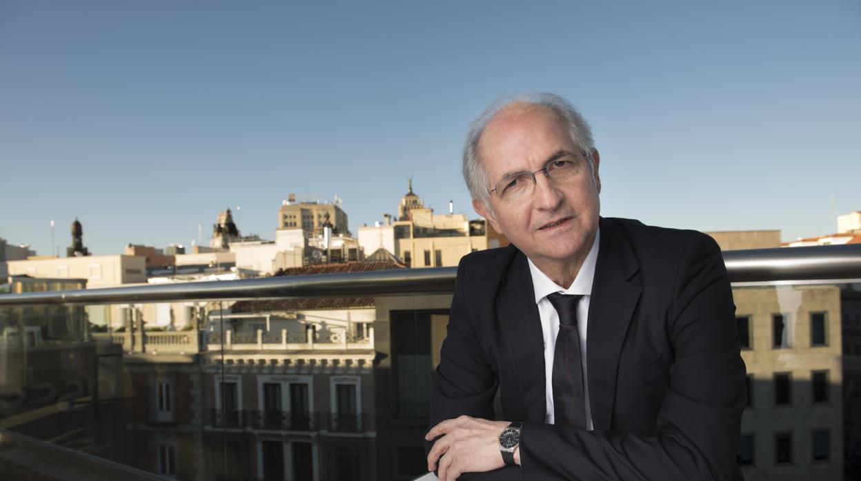 El alcalde de Caracas, Antonio Ledezma, en Madrid