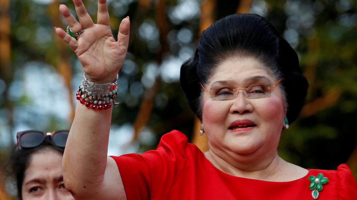 Imelda Marcos, viuda del dictador Ferdinand Marcos