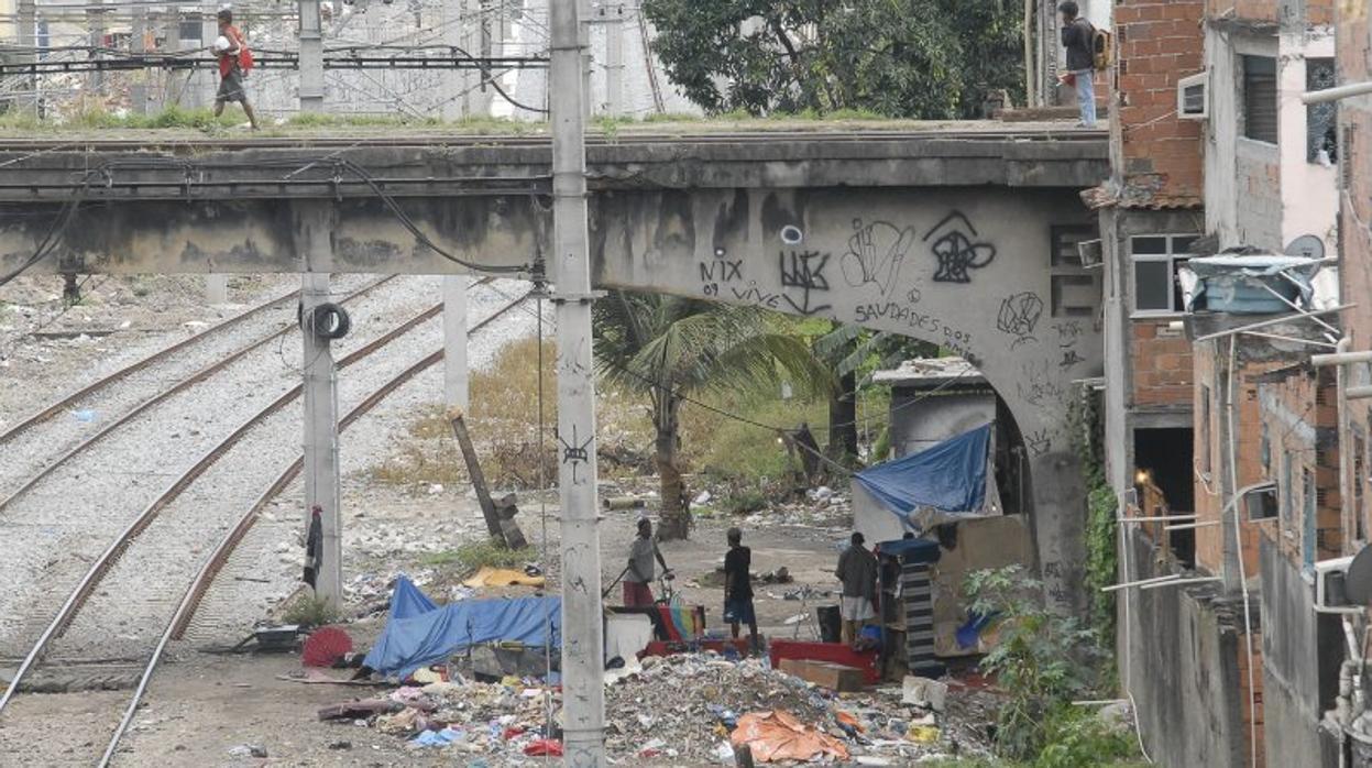 Una favela al norte de Río de Janeiro