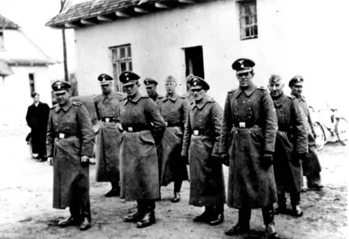 Oficiales nazis en el campo de Belzec