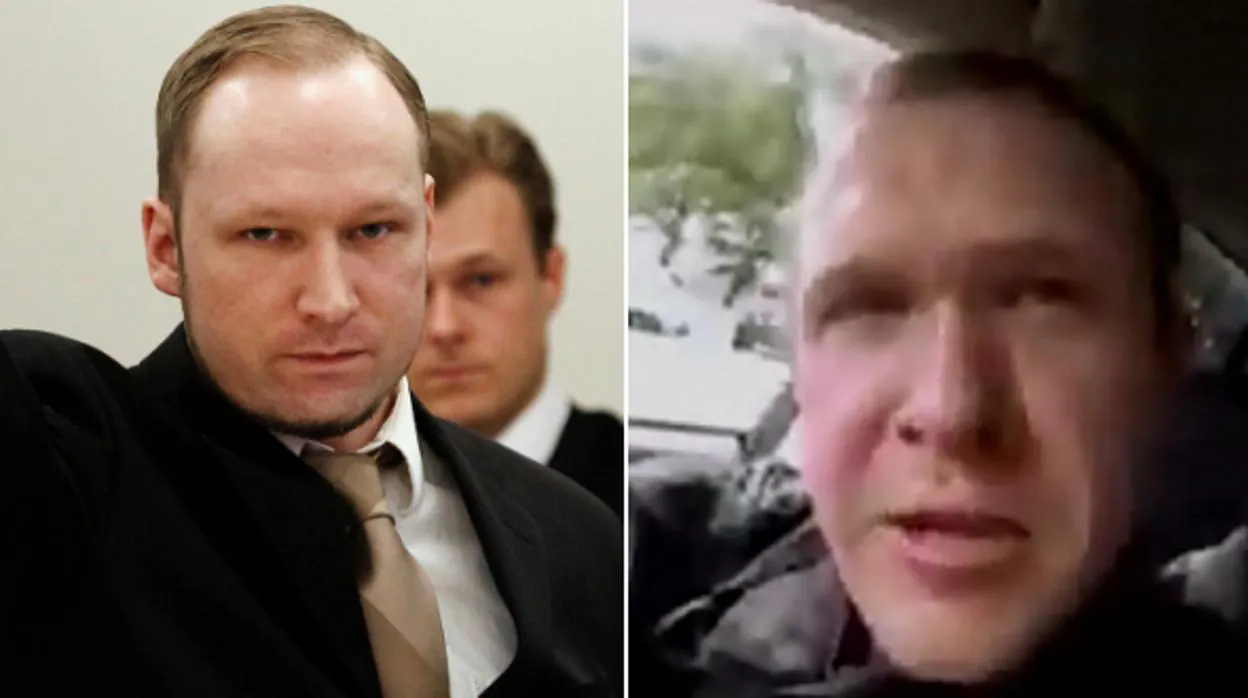 Anders Breivik (izquierda) y Brenton Tarrant (derecha)