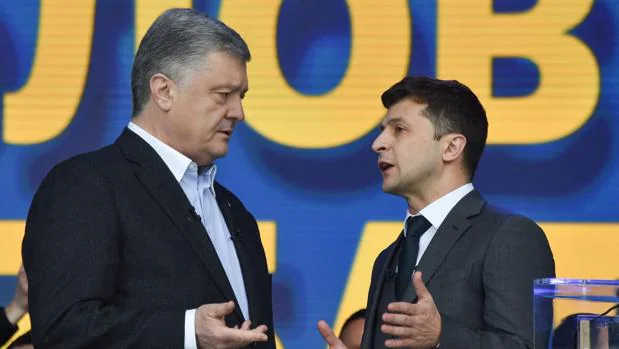 Poroshenko intenta evitar una grave derrota ante Zelenski