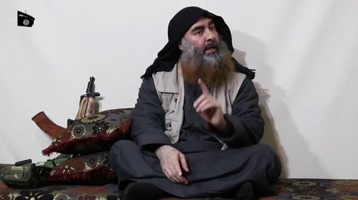 Abu Bakr Al Bagdadi, en el vídeo
