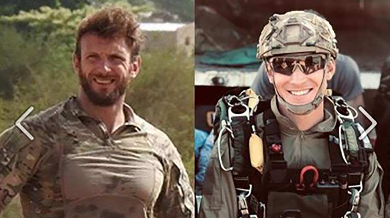 Cédric de Pierrepont y Alain Bertoncello, los dos militares abatidos en la operación de rescate ejecutada este viernes