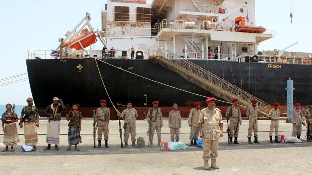 La milicia pro iraní de Yemen se retira de los puertos marítimos