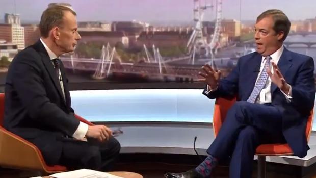 Guerra abierta entre Nigel Farage y la BBC: «Nunca he visto una entrevista tan ridícula como esta»