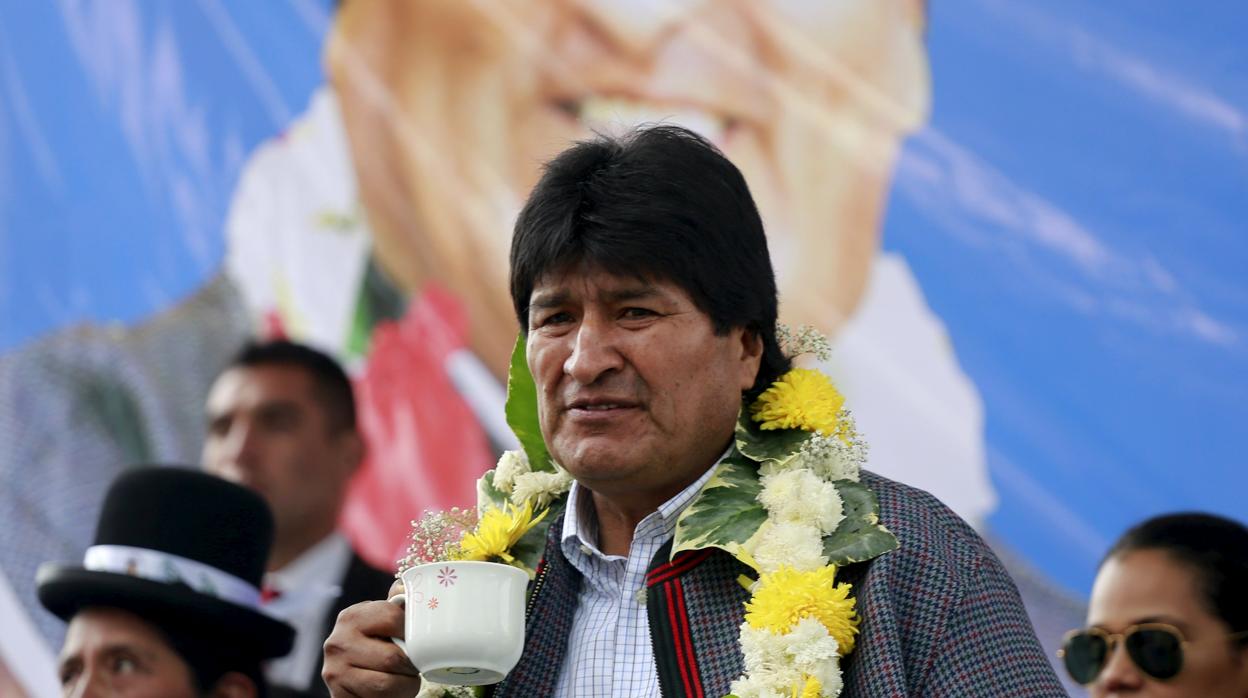 El presidente de Bolivia, Evo Morales, en 2016