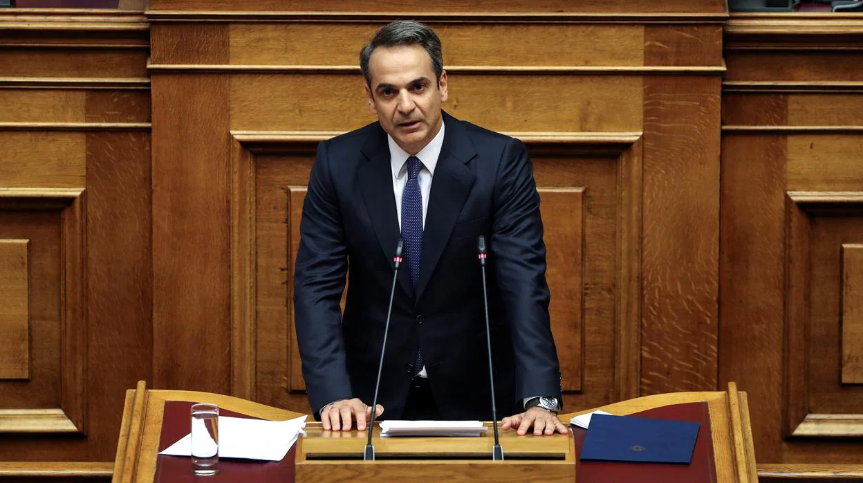 El primer ministro griego, Kiriakos Mitsotakis