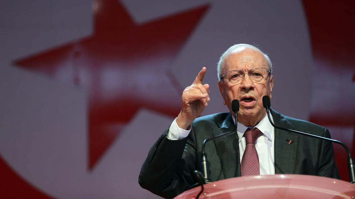 Beji Caïd Essebsi, en 2014