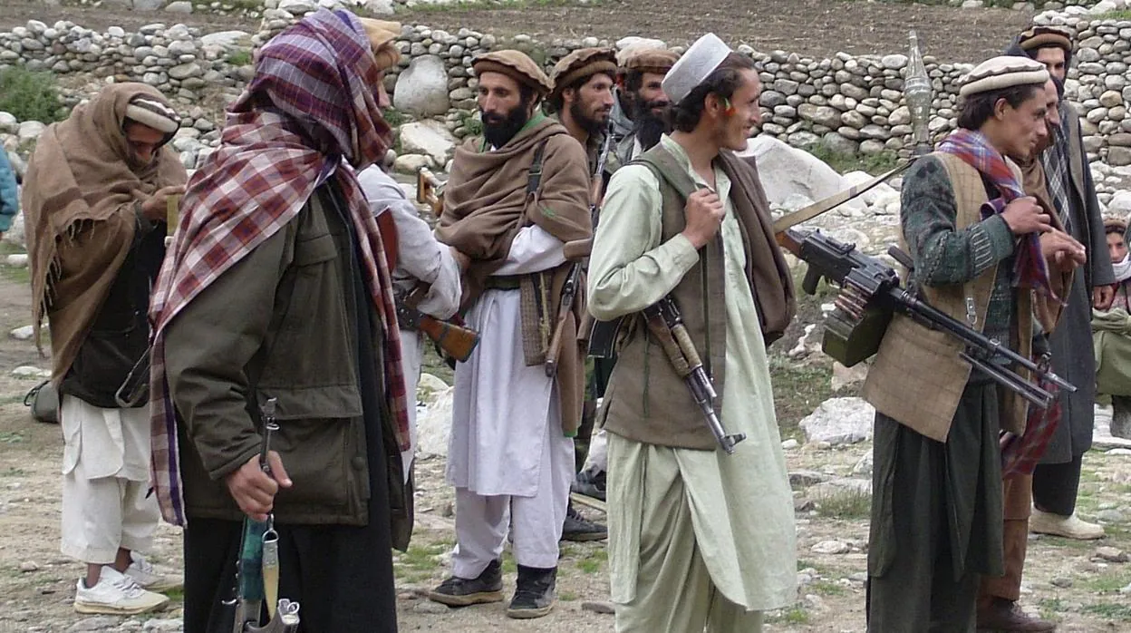 Imagen de archivo de combatientes talibán en algún punto del sur de Afganistán