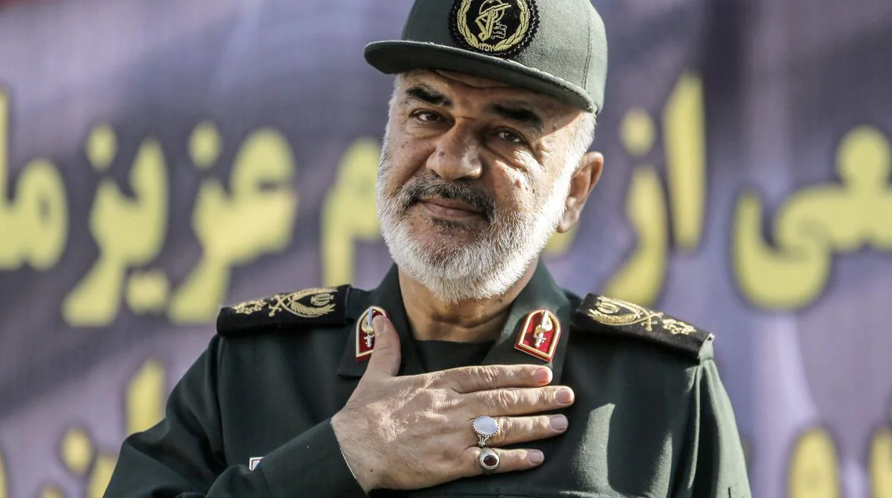 El comandante en jefe de la Guardia Revolucionaria iraní, Hosein Salamí