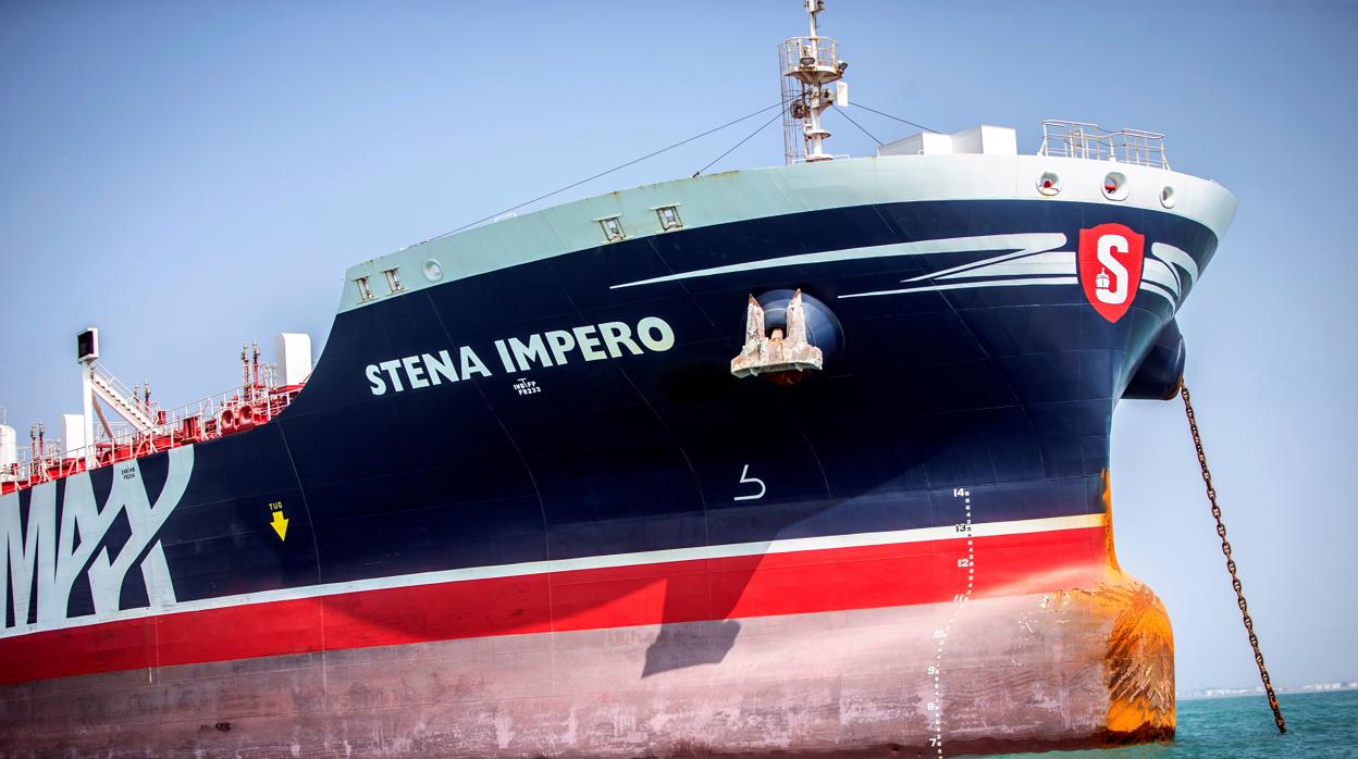 El buque británico «Stena Impero»