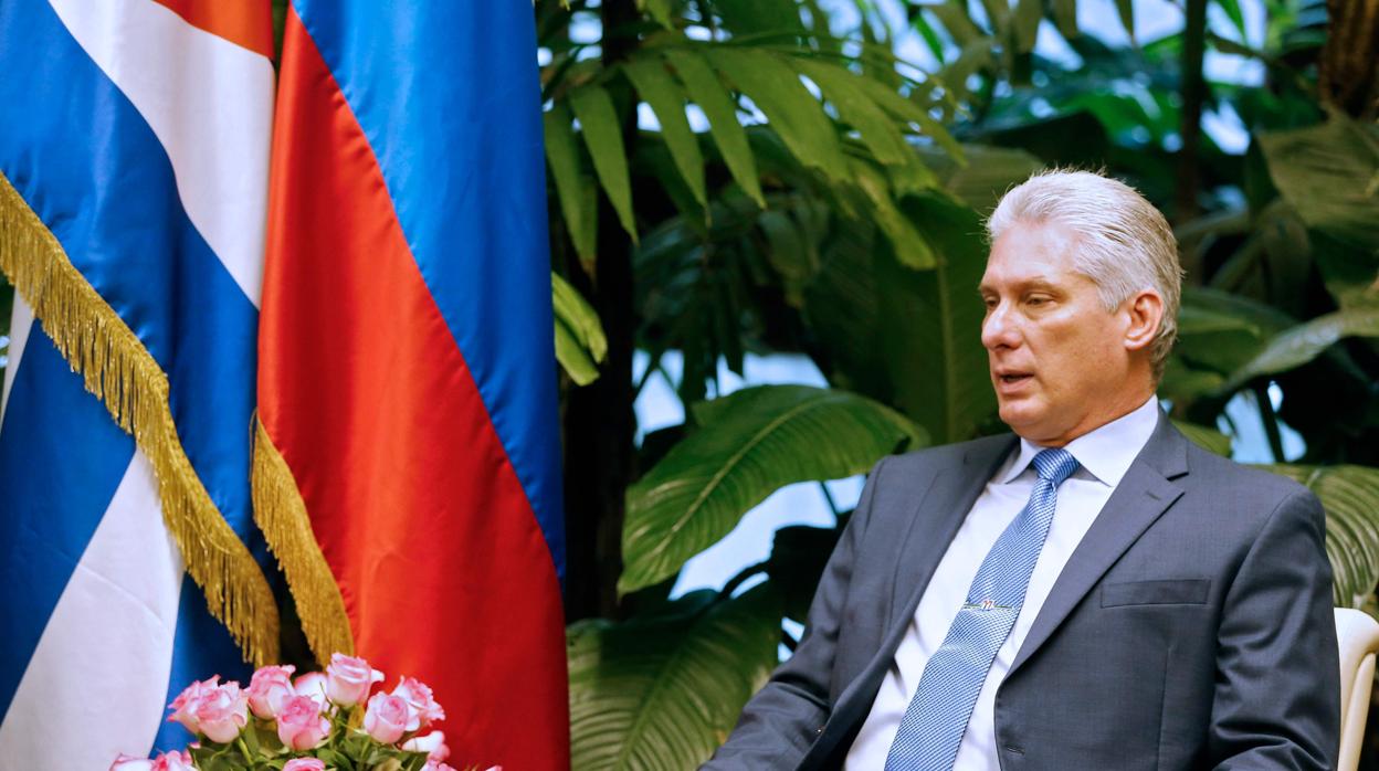 El Presidente del Consejo de Estado de Cuba, Miguel Día-Canel