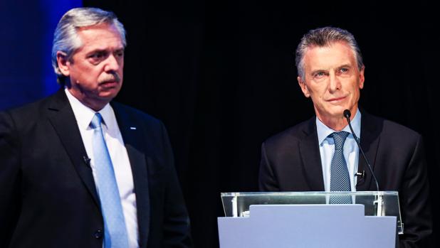 Macri y Fernández, ni vencedores ni vencidos en el primer debate presidencial en Argentina