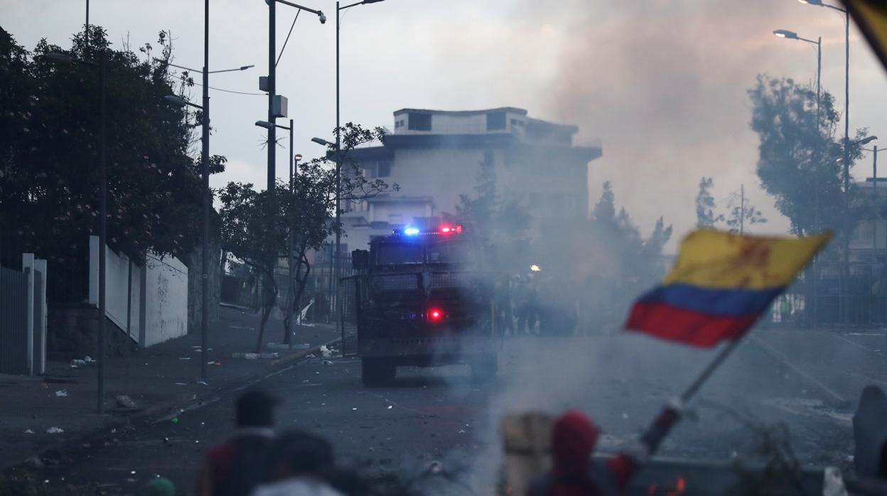 Protestas en Quito el pasado viernes