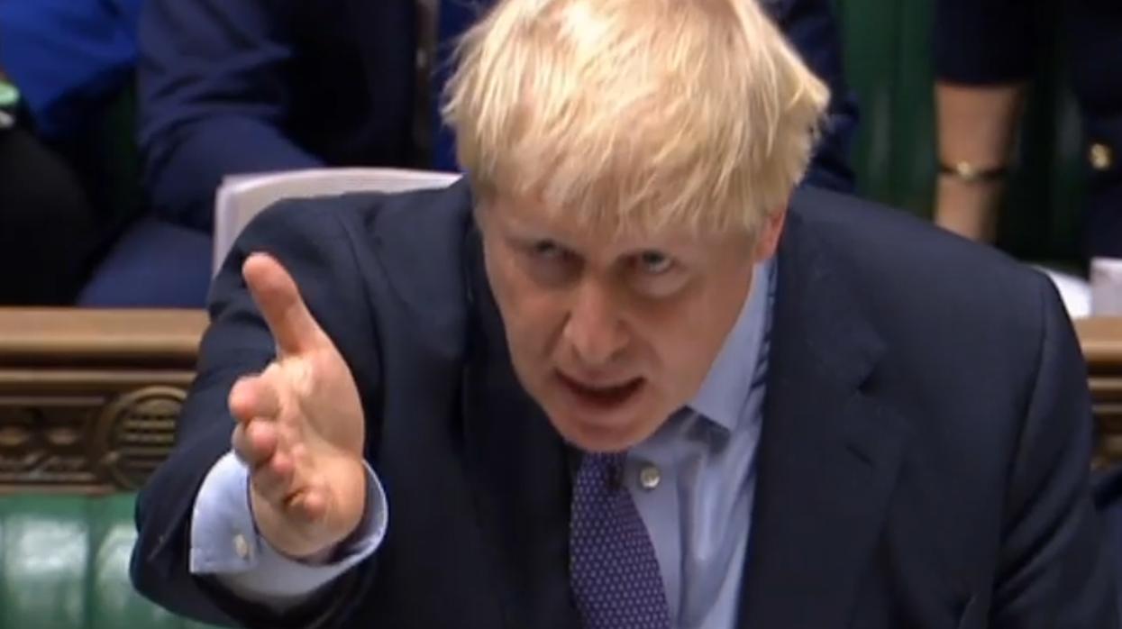 Boris Johnson, este martes en la Cámara de los Comunes