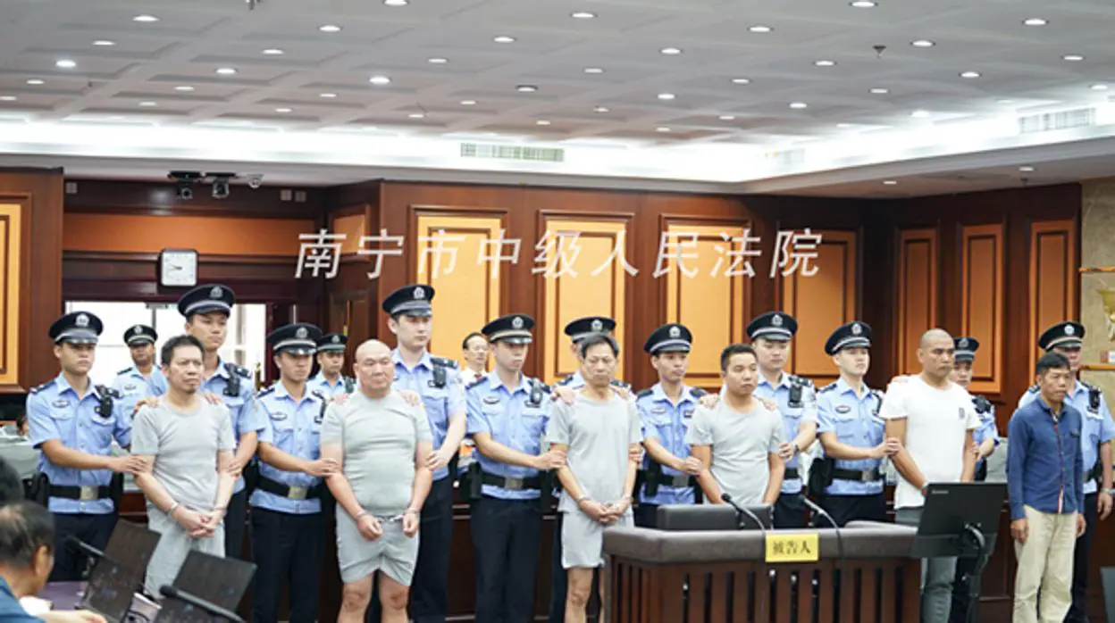 El empresario y los cinco asesinos a sueldo han sido condenados por el Tribunal Popular Intermedio de Nanning.