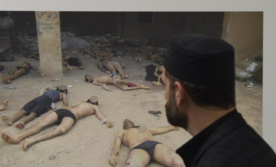 Una exposición en Ginebra, con las imagenes realizadas por César, documenta las torturas del régimen de Al Assad