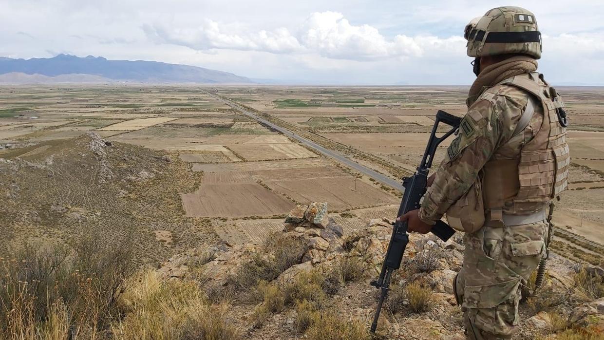 Evo Morales, durante el anuncio por televisión de su renuncia como presidente de Bolivia