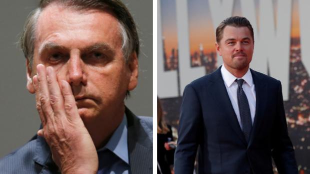 Bolsonaro acusa a DiCaprio de dar dinero para provocar incendios en el Amazonas