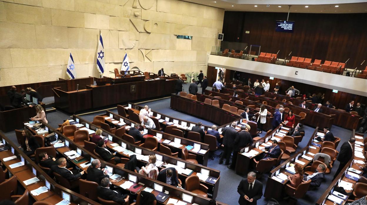 Votación para disolver el Parlamento de Israel