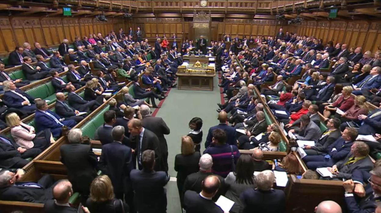 Imagen de archivo de un pleno en la Cámara de los Comunes