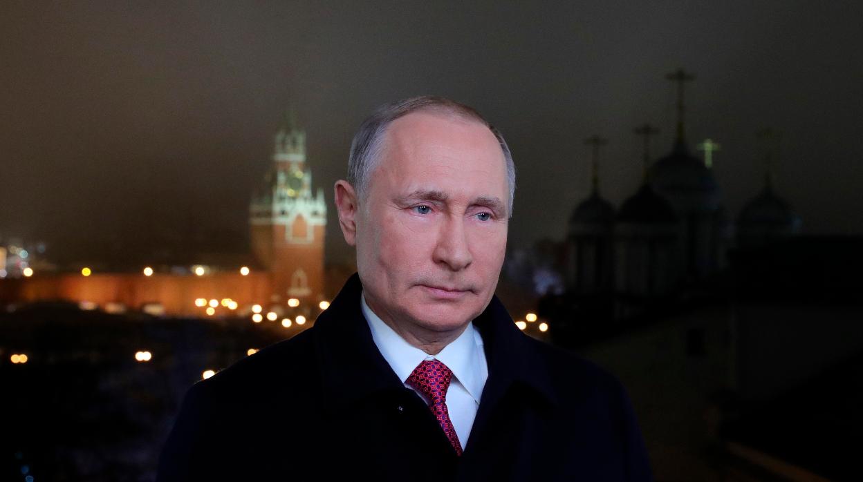 Vládimir Putin, en la celebración de Año Nuevo