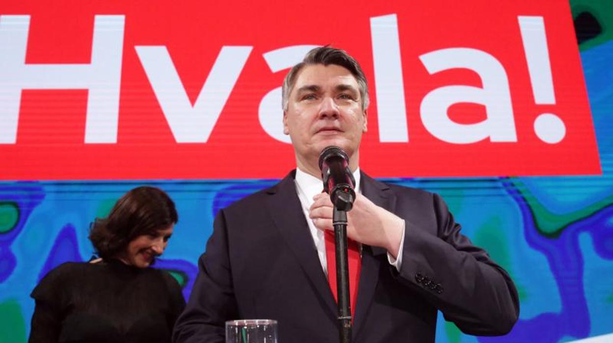 Zoran Milanovic , ganador de las elecciones generales en Croacia