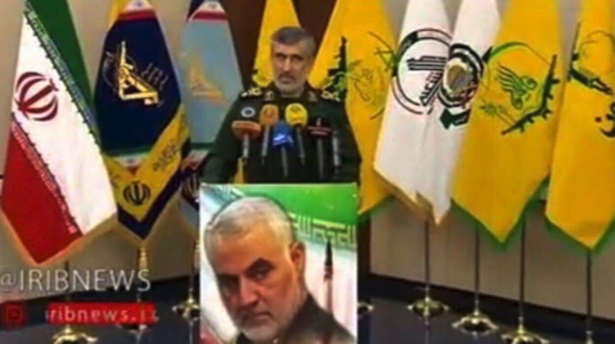 Rueda de prensa del general Amir Ali Hajizadeh