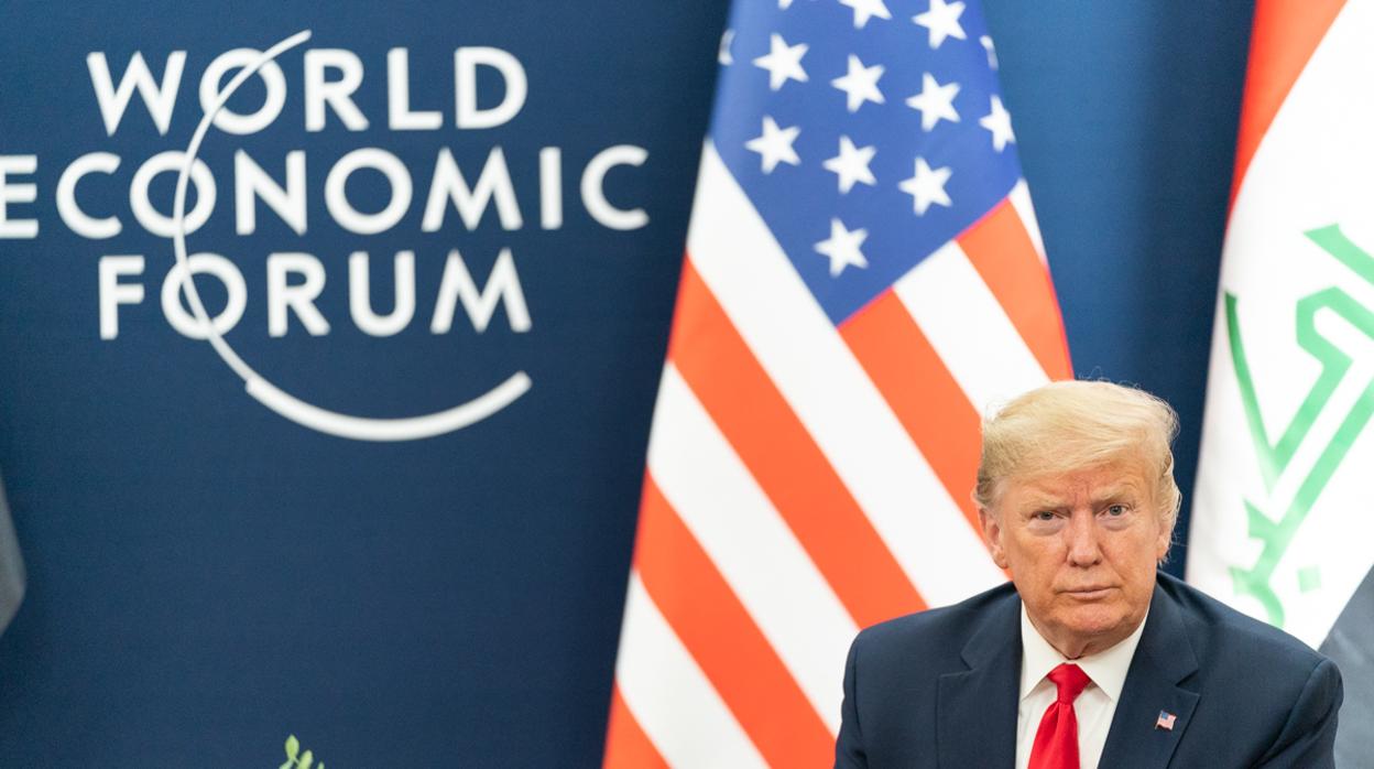 Trump el miércoles en el Foro de Davos en Suiza