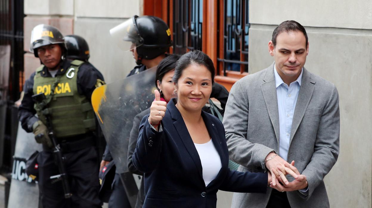 El partido de Keiko Fujimori se desploma hasta el quinto lugar en Perú