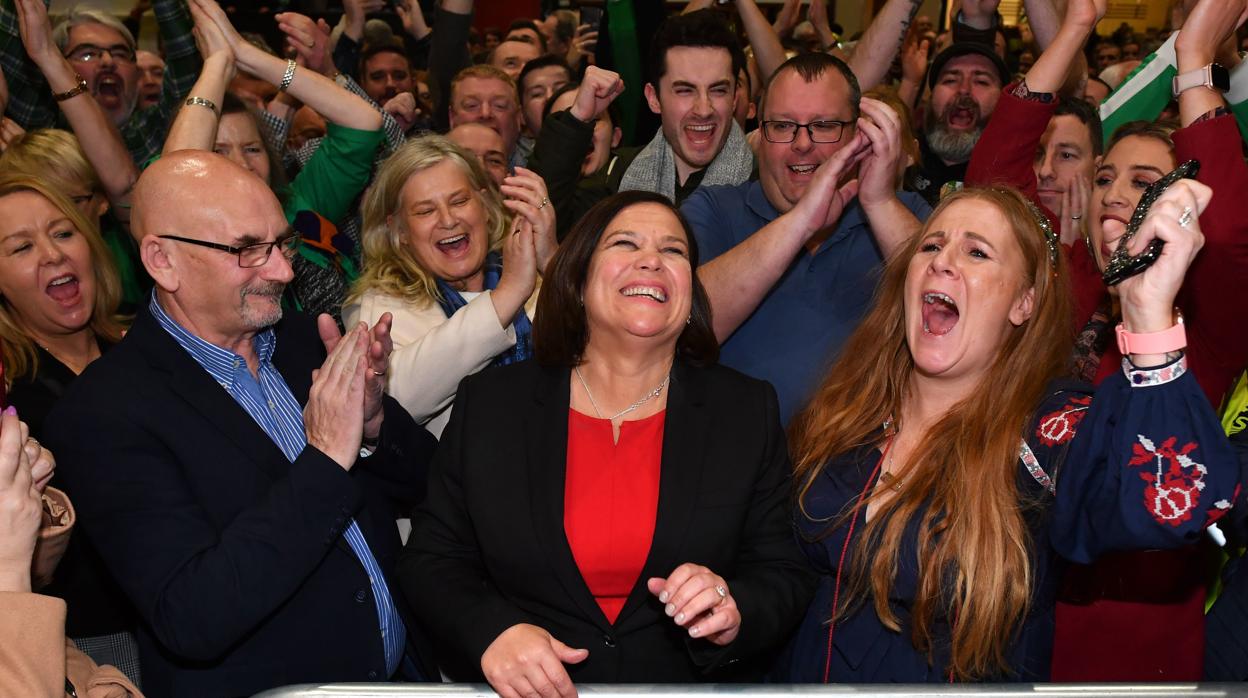 La líder del Sinn Fein en Irlanda, Mary Lou McDonalds