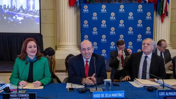 Almagro defiende su reelección al frente de la OEA: «el diálogo debe ser con democracias y no con dictaduras»