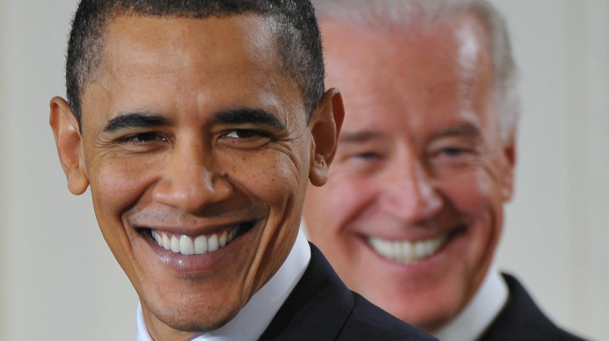 Barack Obama y Joe Biden, en 2010